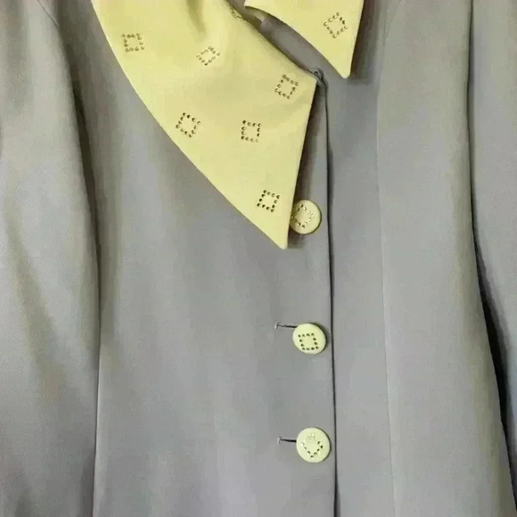 Vintage She’s Line Style 2359 New York Multicolored Blazer Jacket Size 14 Lilac - Picture 3 of 8